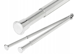 Expanzná sprchová tyč Estiva 125-220 x 22 mm, chróm